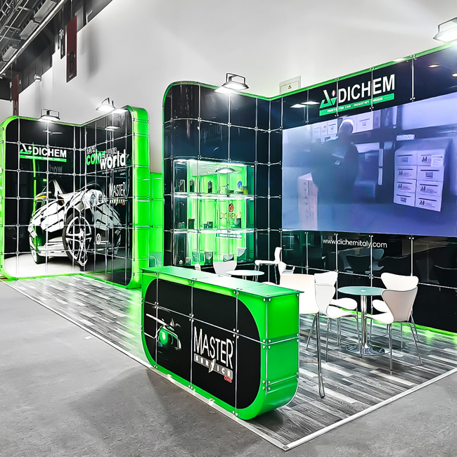 Prikaz standa firme Dichem na sajmu