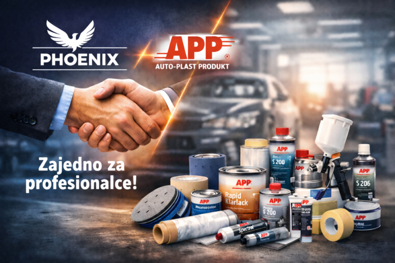 Kolaz koji prikazuje saradnju firme Phoenix i App proizvoda