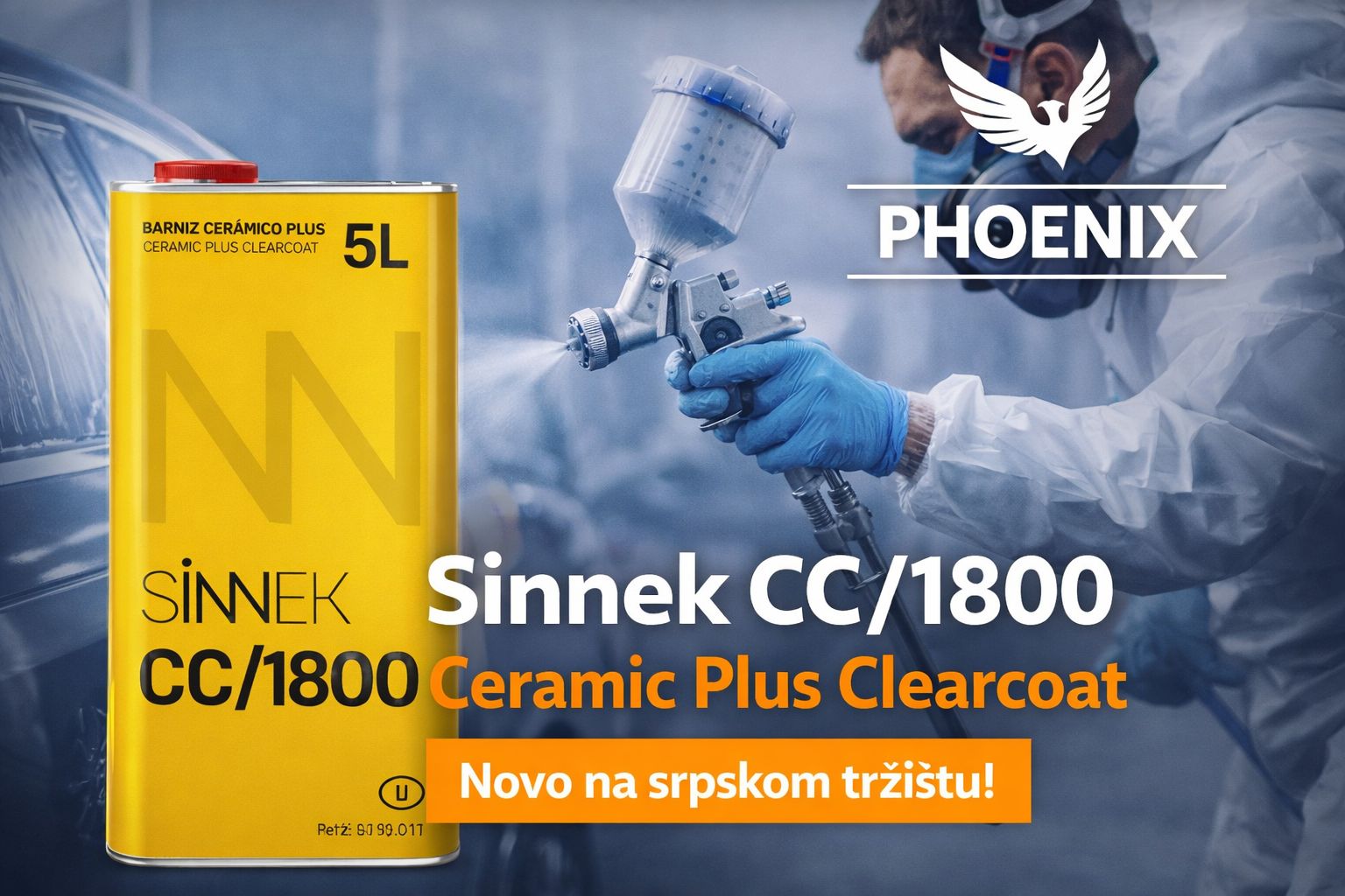 Kolaz slika koja prikazuje saradnju firme Phoenix i Sinnek