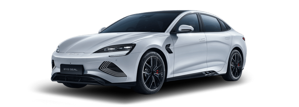 Slika modernog kineskog automobila srebrne boje